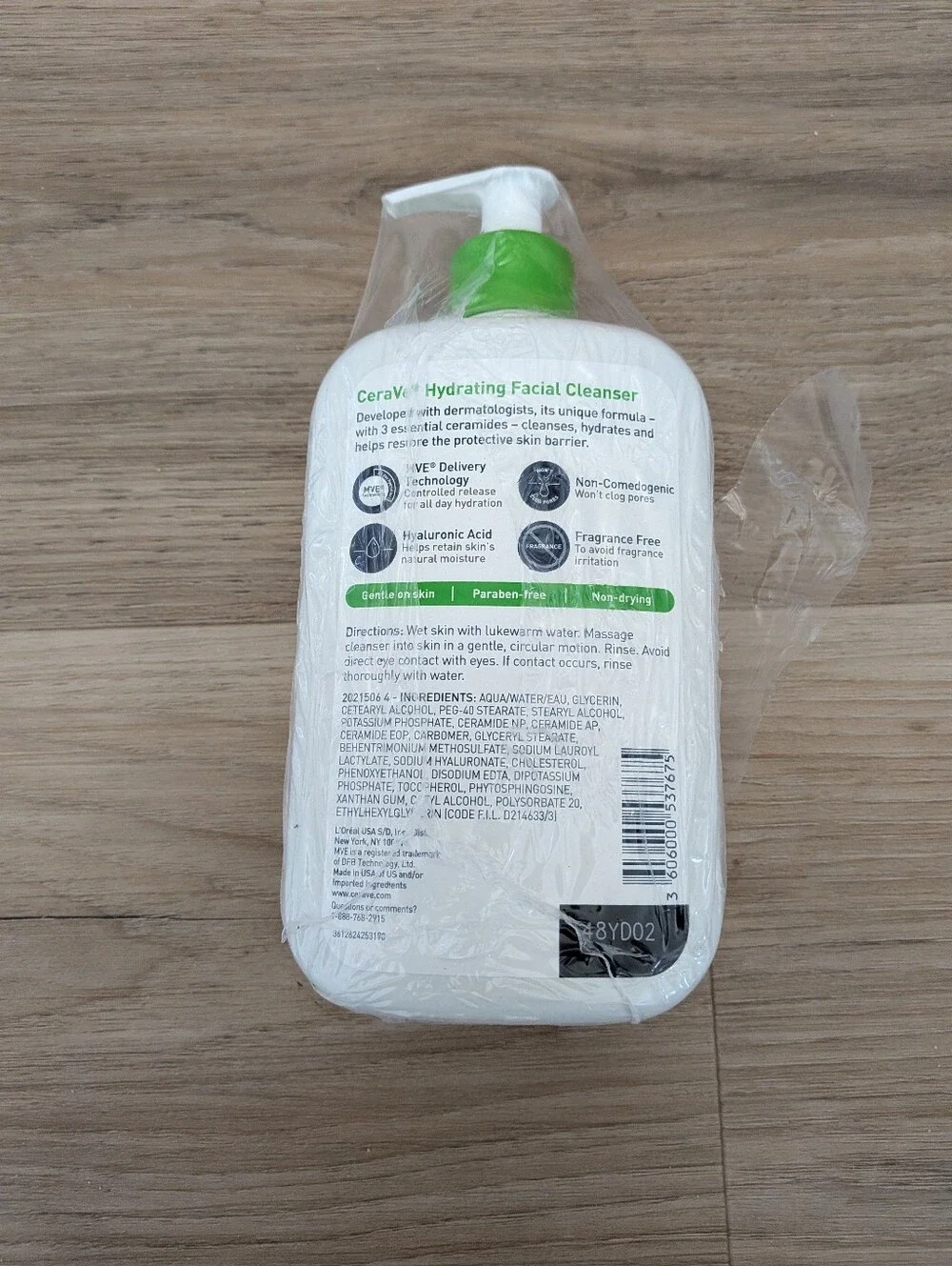 CeraVe Hydrating Facial Cleanser - NWT 16 FL Oz